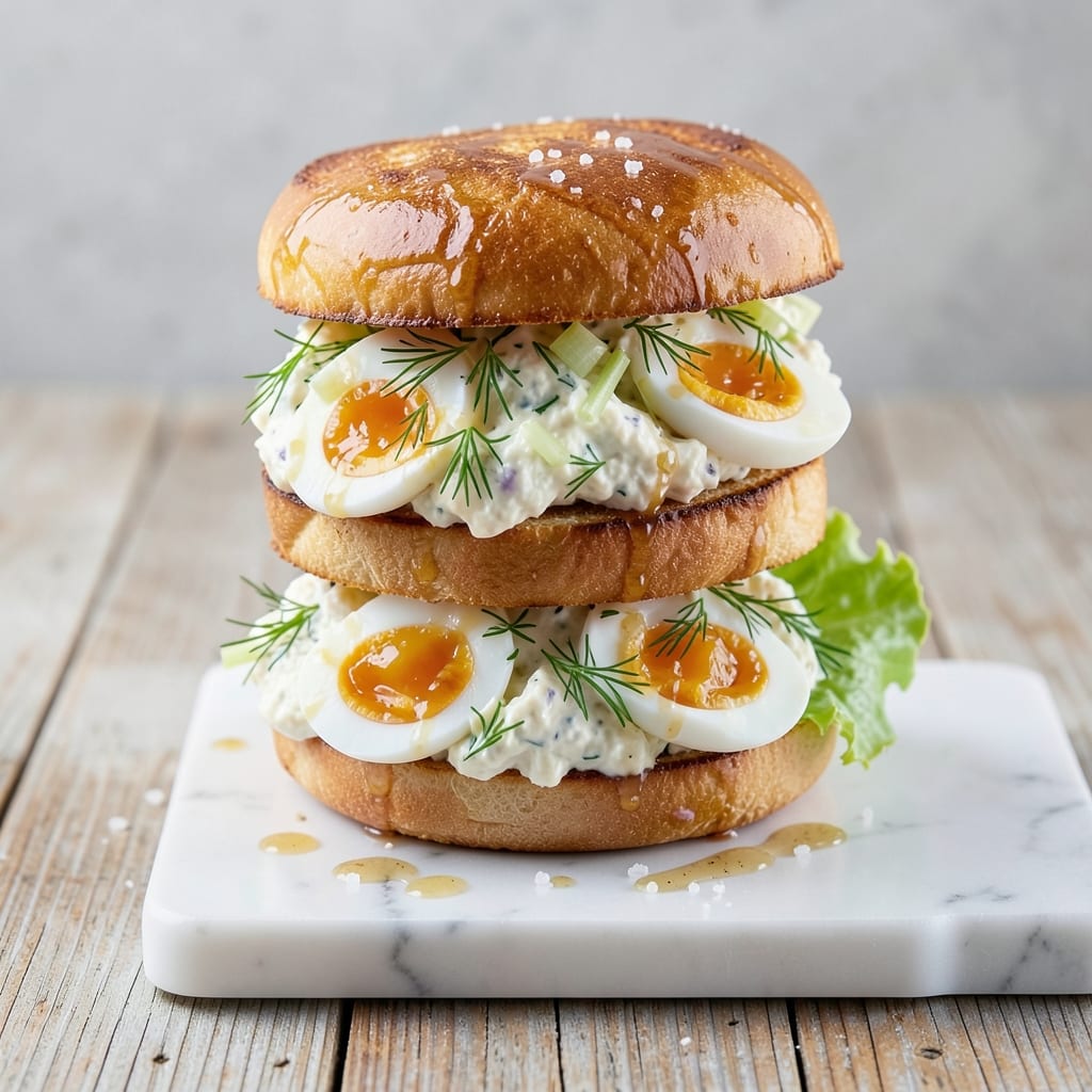 5-Star Egg Salad Sandwich Recipe: Crispy Celery and Zesty Herb Zing