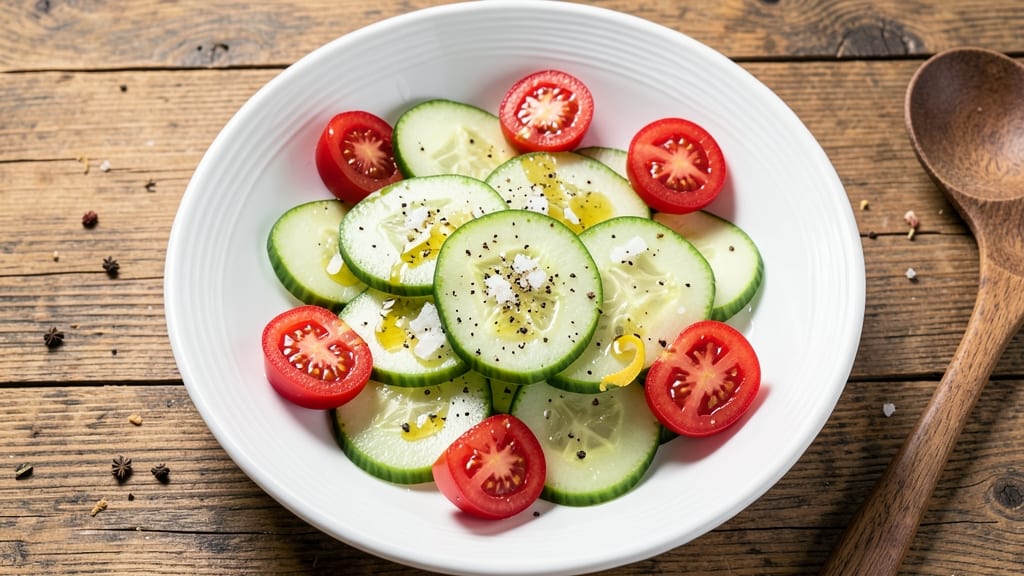 Cucumber Tomato Salad Recipe With White Vinegar: Bright, Tangy, and Crisp in 10 Minutes