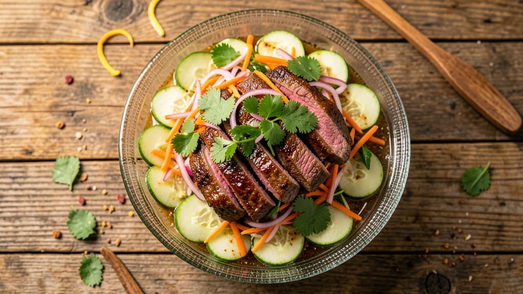 Cambodian Beef Salad Recipe: Tangy Lime and Fish Sauce Magic