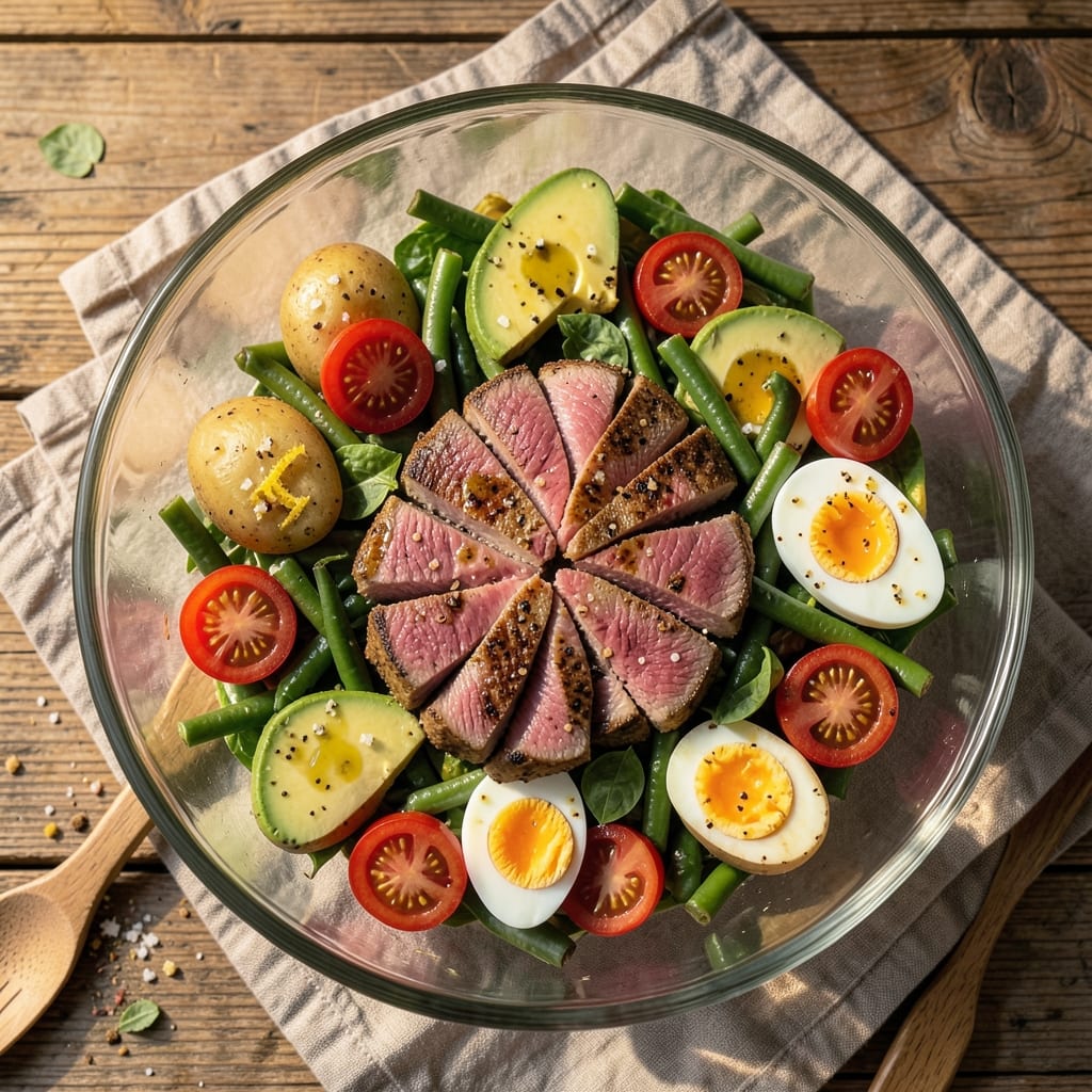 Ahi Tuna Nicoise Salad Recipe: Seared Tuna Meets French Market Freshness