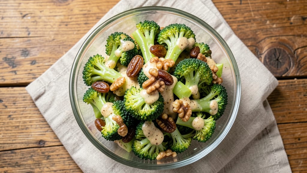 Broccoli Salad With Golden Raisins Recipe: Sweet-Tart Bite That Stands Up to BBQ