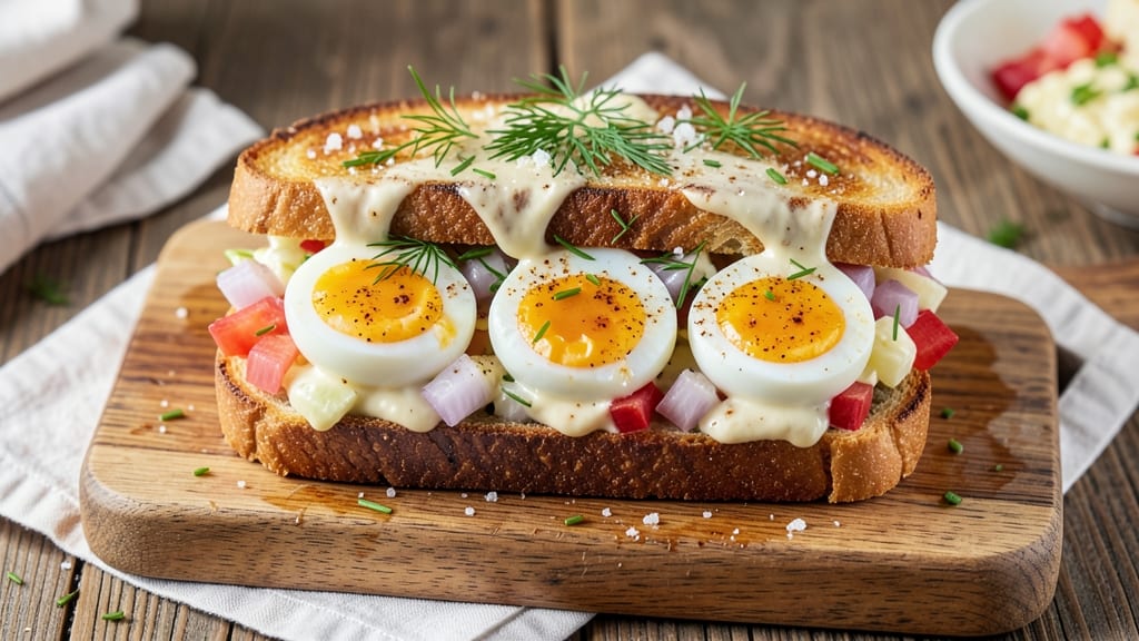 Augusta-Style Egg Salad Sandwich Recipe: Southern-Inspired Crunch and Creaminess
