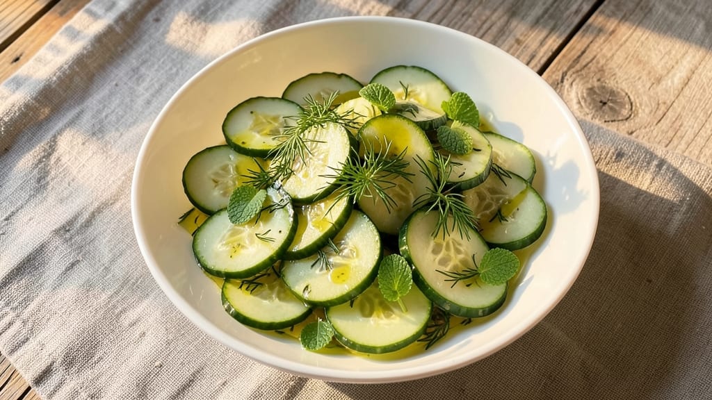 Cucumber Salad Recipe No Sugar: Refreshing Crunch Without the Sweetness