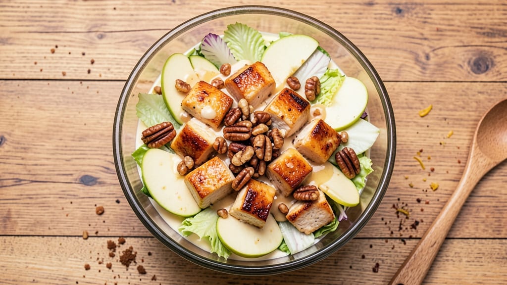 Arby's Apple Pecan Chicken Salad Recipe: Crispy Celery Crowns Over Sweet-Tart Pecan Bliss
