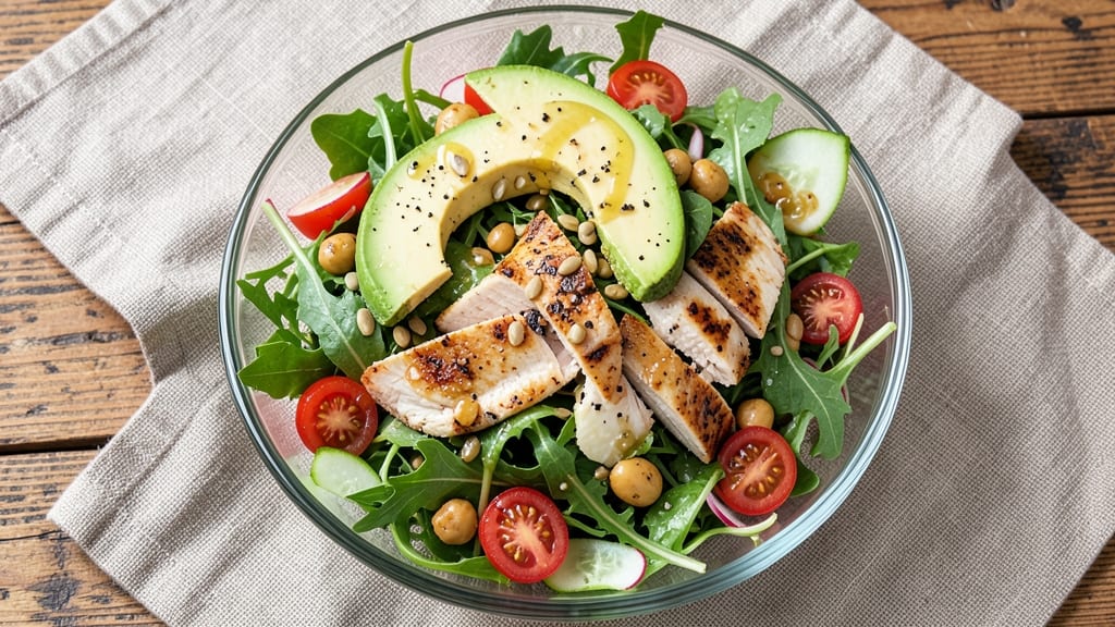 Big Healthy Salad Recipe: Protein-Packed Crunch in 20 Minutes