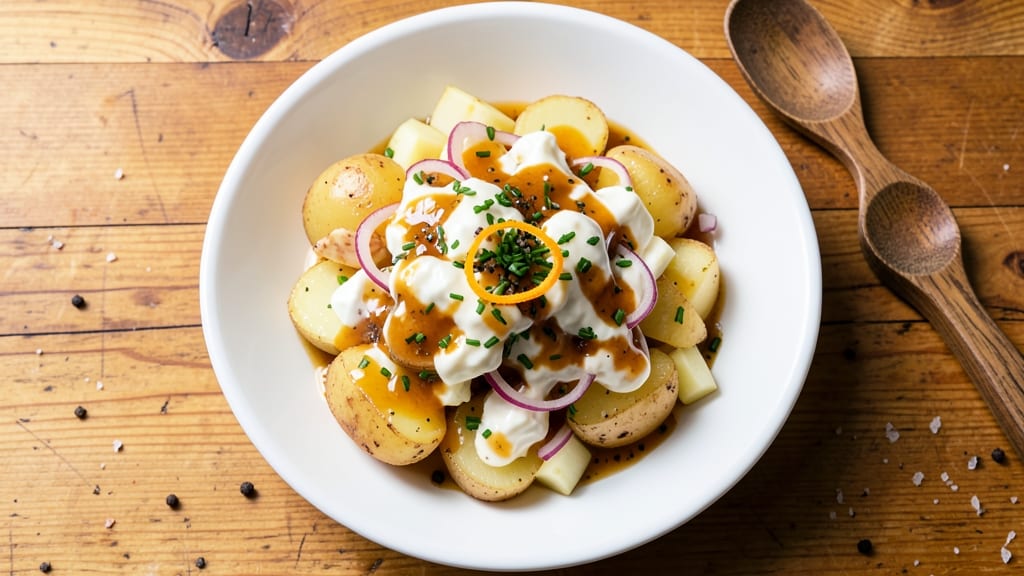 Anne Burrell's German Potato Salad Recipe: Warm Mustard-Vinegar Vinaigrette Magic