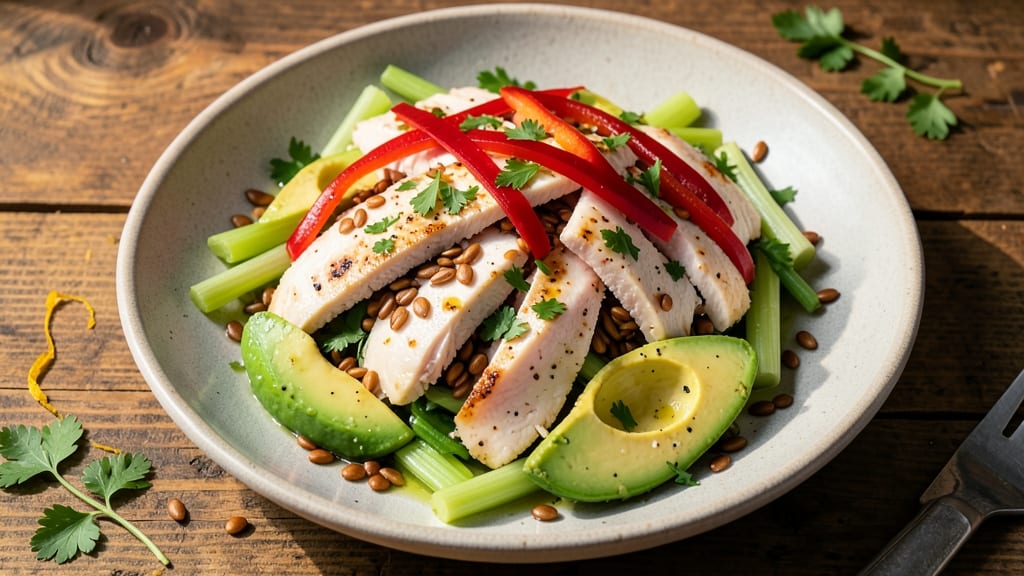 Good Earth Chicken Salad Recipe: Herb-Infused Crunch With Nutty Sunflower Seed Topping