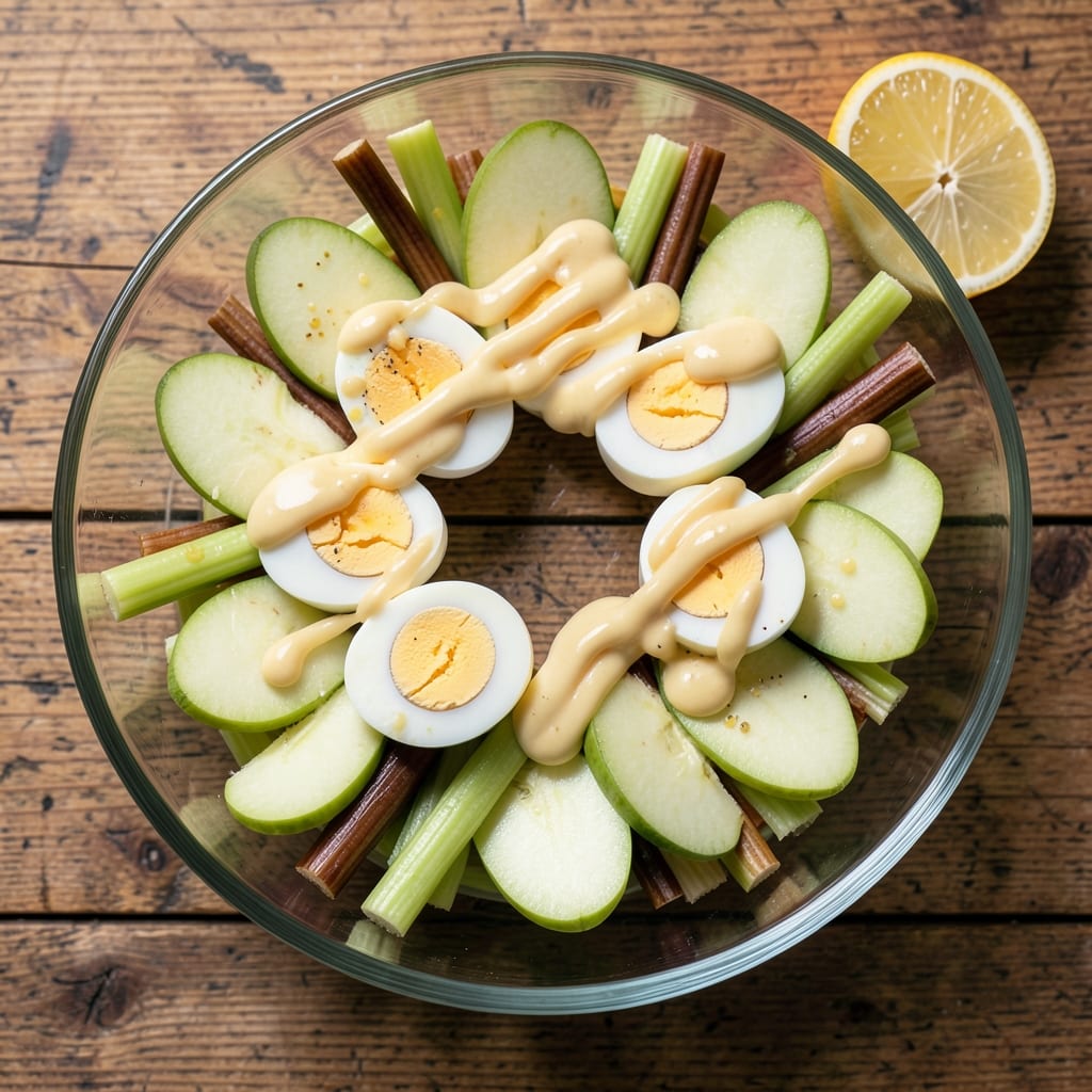 1904 Salad Recipe: Celery-Crusted Creaminess with Vintage Elegance