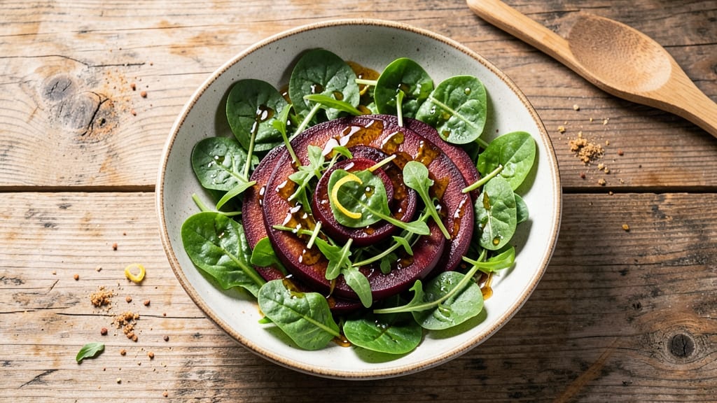 Beet Leaf Salad Recipe: Earthy Greens With Tangy Lemon Vinaigrette