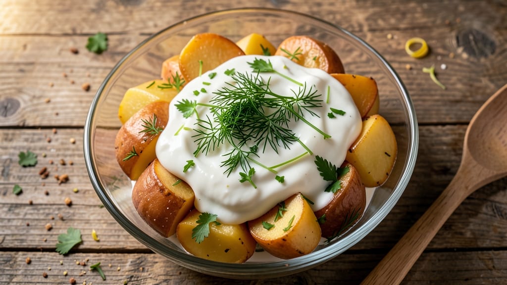 Dill Potato Salad Recipe No Mayo: Herb-Infused Crunch Without the Cream