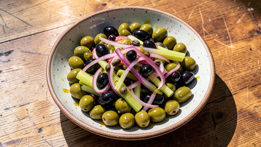 Authentic Muffuletta Olive Salad Recipe: Layered New Orleans Flavor Without the Sandwich