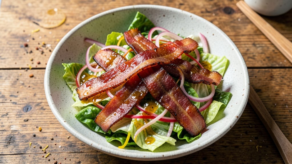Babes Salad Recipe: Smoky Bacon and Sweet Onion Layers