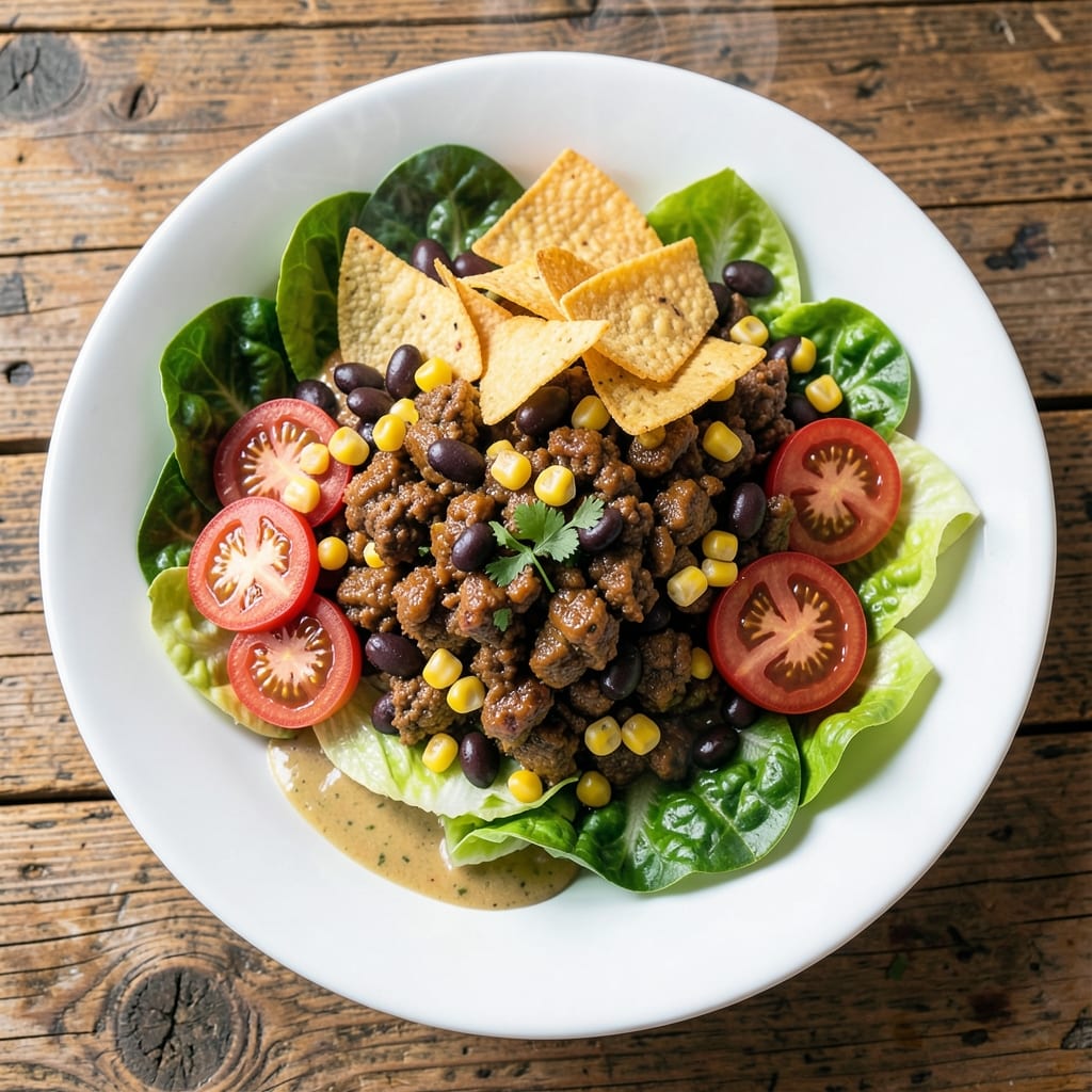 5 Star Taco Salad Recipe: Crunchy Layers and Smoky Chipotle Heat