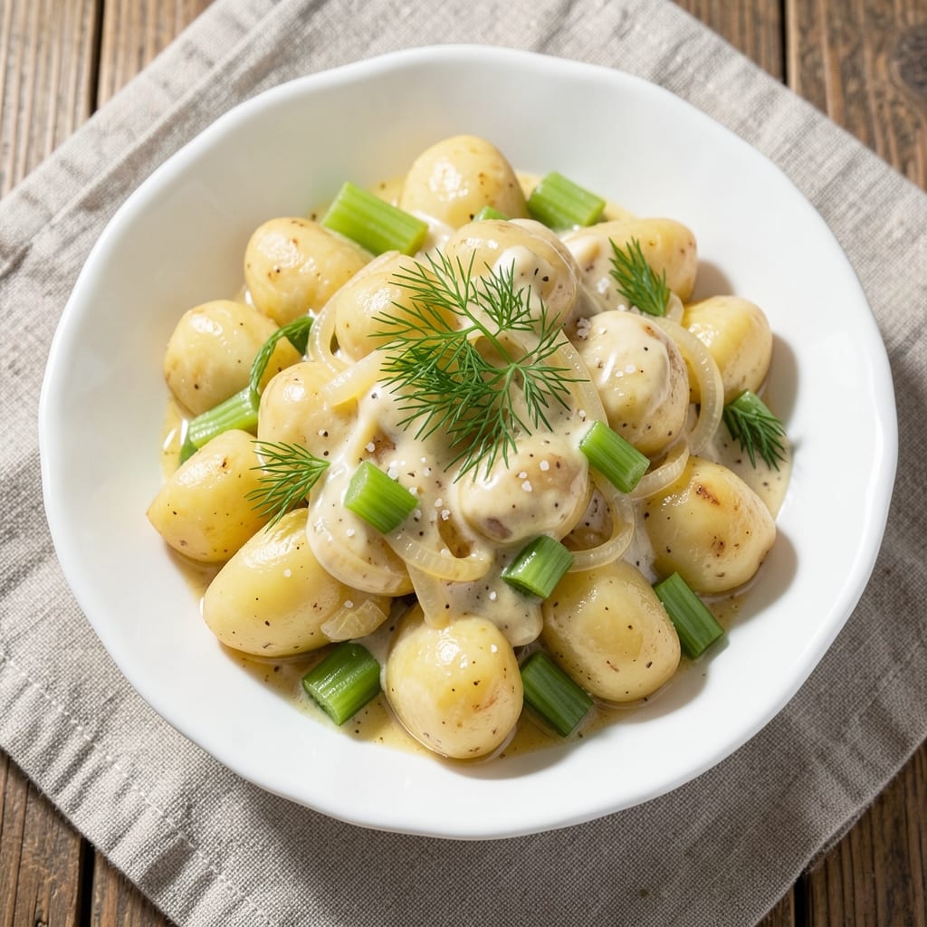 3 Potato Salad Recipe: Crispy Celery and Mustard-Kissed Tang