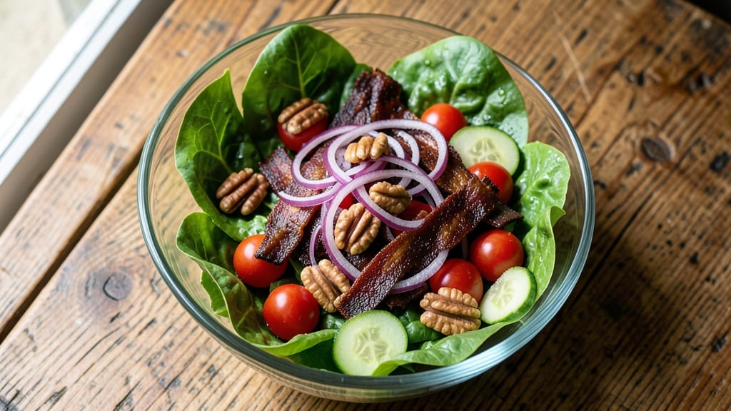 Biltong Salad Recipe: Smoky-Sweet Protein Crunch Over Fresh Greens