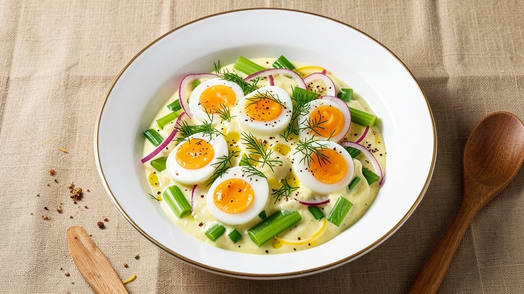 Bobby Flay's Egg Salad Recipe: Crispy Celery Crowns Over Zesty Dill-Lemon Bliss
