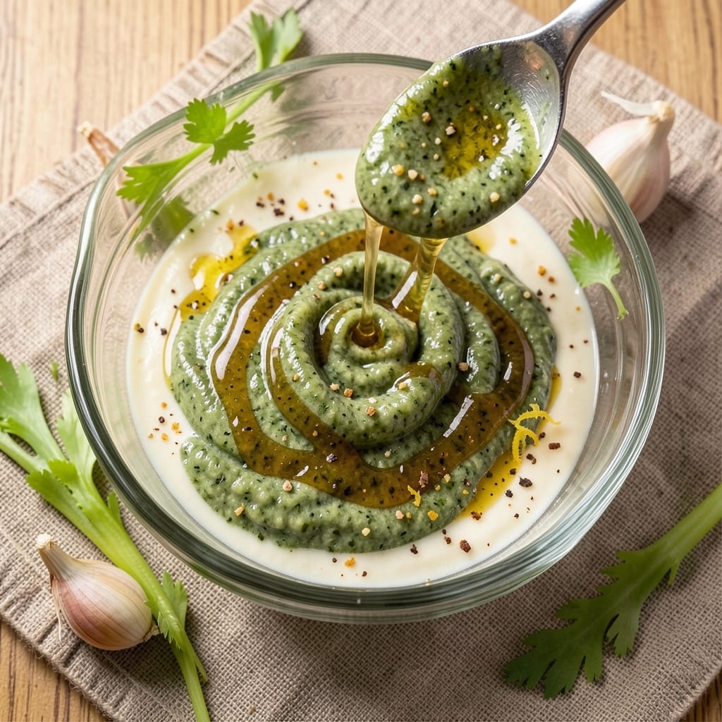 Aladdin Eatery Salad Dressing Recipe: Celery-Lemon Crunch Without Mayo