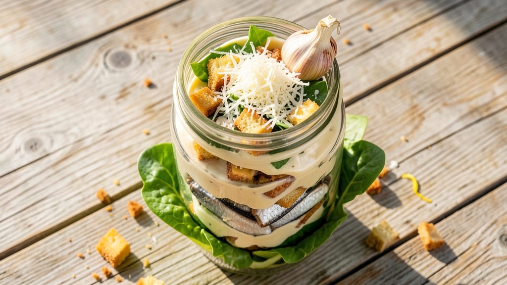 Caesar Salad Mason Jar Recipes: Layered Crunch Without the Mess