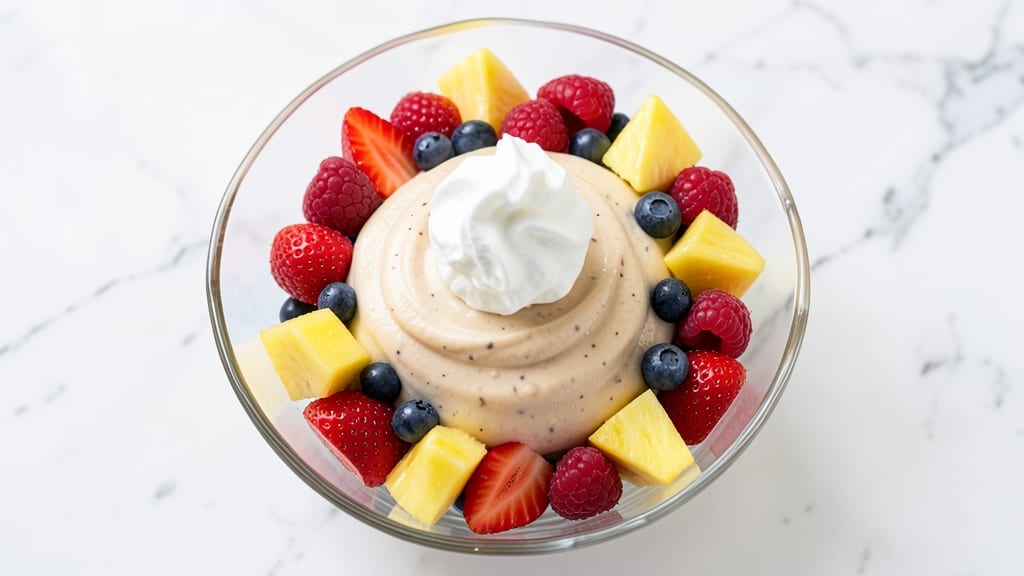 Fruit Salad Recipe with Vanilla Pudding and Cool Whip: Layered Dessert Magic in Minutes