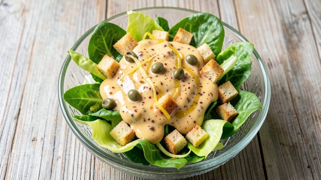 Caesar Salad Recipe With Capers: Anchovy-Bright Dressing With Briny Crunch