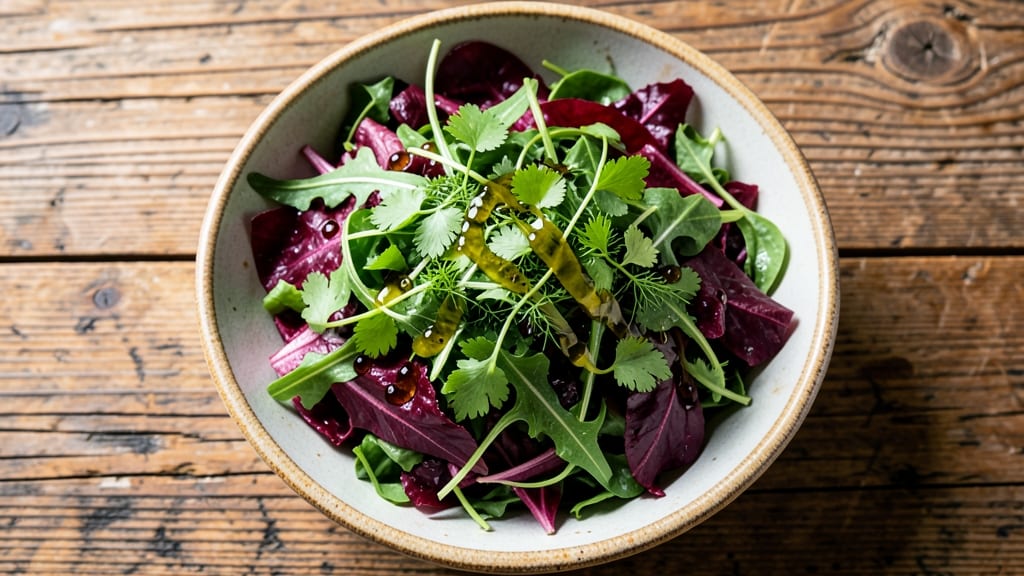 Bitter Greens Salad Recipe: Bold Herb Vinaigrette That Stands Up to Bold Flavors