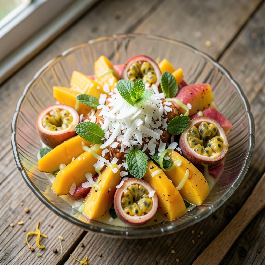 African Fruit Salad Recipe: Tropical Vibrancy with Citrus-Zing Spice Blend
