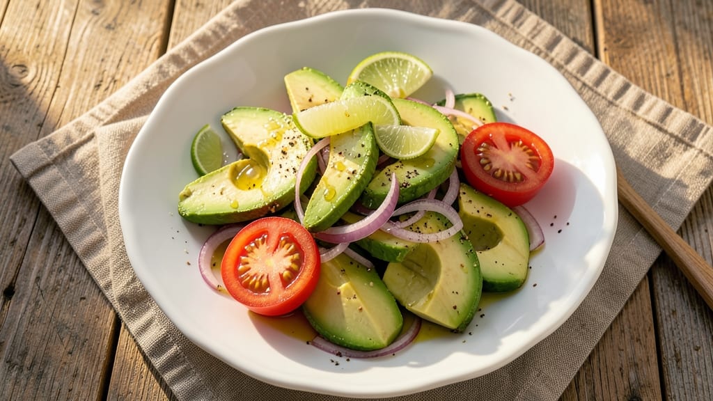Avocado Tomato Onion Salad Recipe: Bright, Zesty Layers With No-Cook Ease