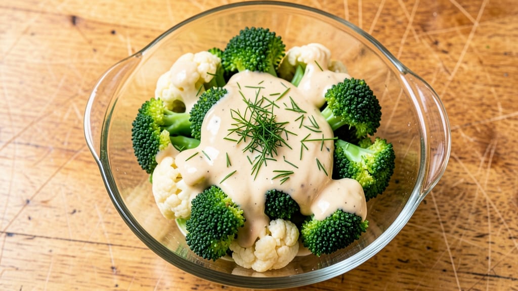 Broccoli Cauliflower Ranch Salad Recipe: Two-Veggie Powerhouse With No-Bland Ranch Twist