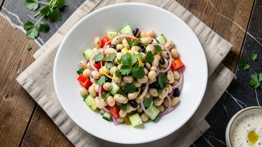 Black and White Bean Salad Recipe: Bold, No-Cook Protein-Packed Crunch