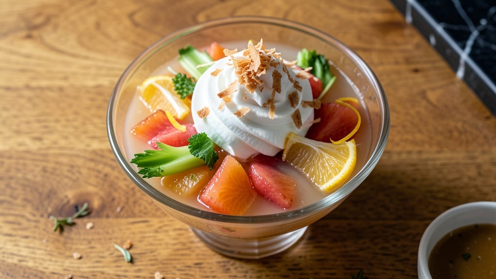 Best Ambrosia Salad Recipe Ever: Crisp Celery Crowns Over Creamy Citrus-Marinated Bliss