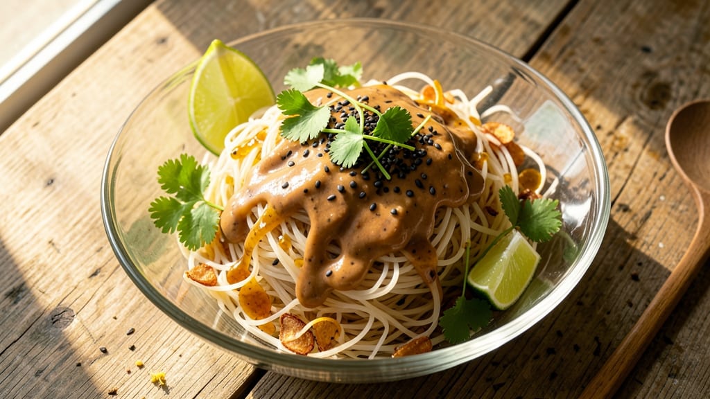 Bean Thread Salad Recipe: Silky Glass Noodles With Tangy Peanut Dressing