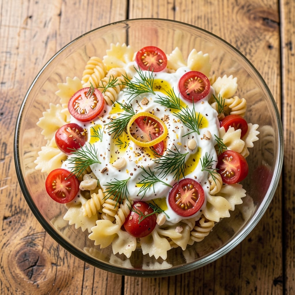 3 Pasta Salad Recipes: No-Mayo Creamy Crunch With Fresh Herb Zing