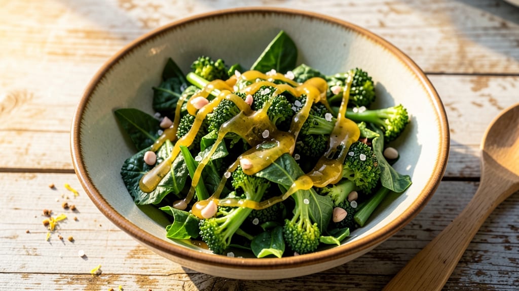 Broccoli Leaf Salad Recipe: Crisp-Tender Greens With Citrusy Pop
