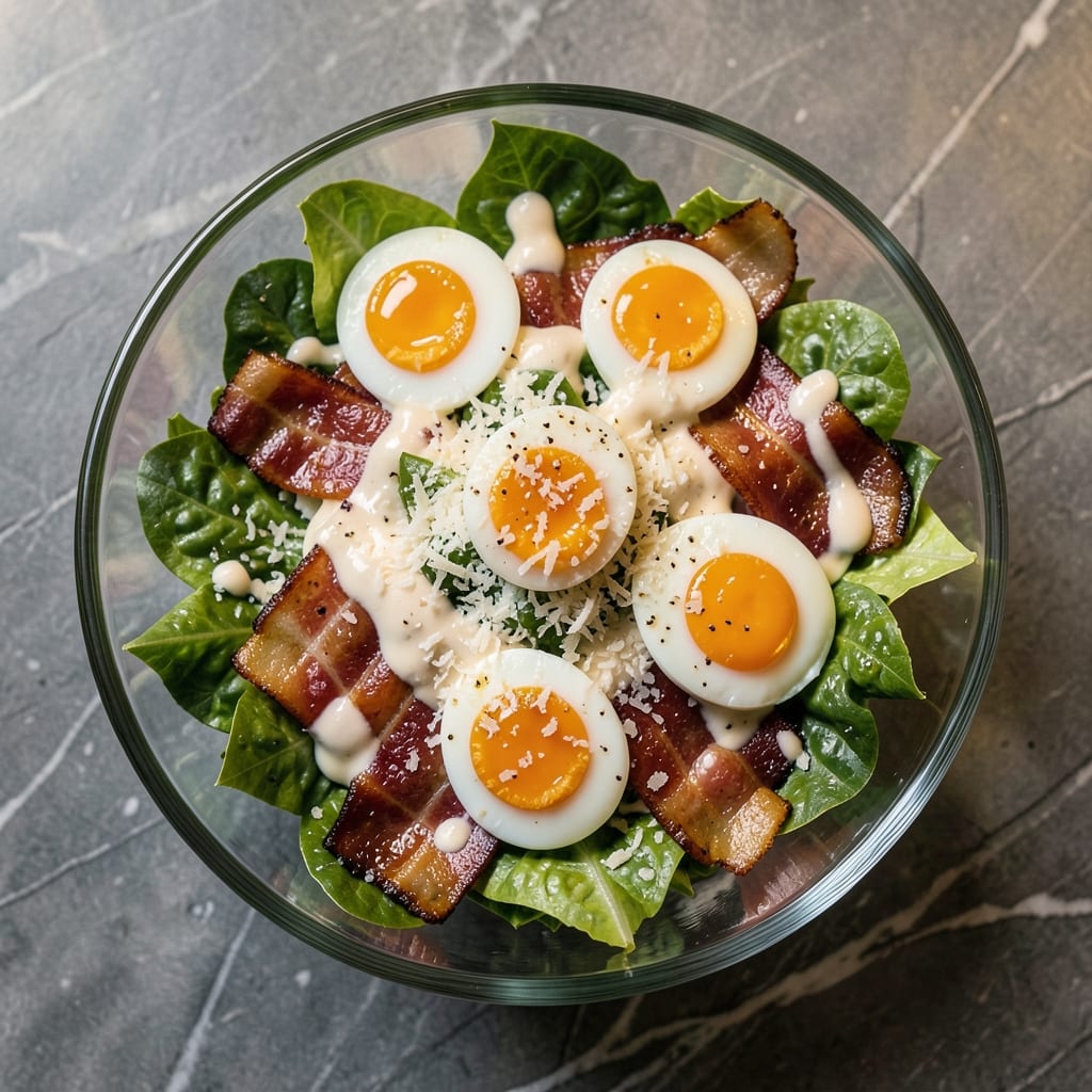21 Club Caesar Salad Recipe: Smoky Bacon Crunch and Tangy Anchovy Depth