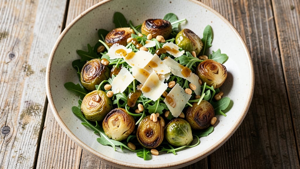 Bottega Brussel Sprouts Salad Recipe: Crispy Crowns Over Creamy Parmesan Dressing