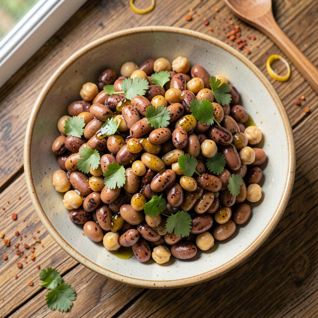 Three Bean South African Salad Recipe: Herb-Infused Crunch With Toasted Spice Kick