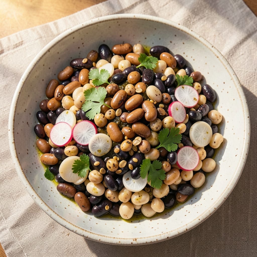 Six Bean Salad Recipe Healthy: Pantry Staples Simmered for Vibrant, Protein-Rich Freshness