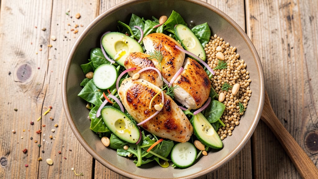 Big Back Salad Recipe: Hearty Protein-Packed Bite for Game Day