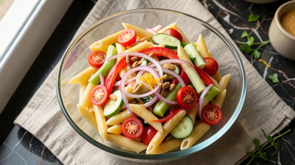 Pasta Salad Recipe with Apple Cider Vinegar: Bright Tangy Crunch for Picnic Perfection