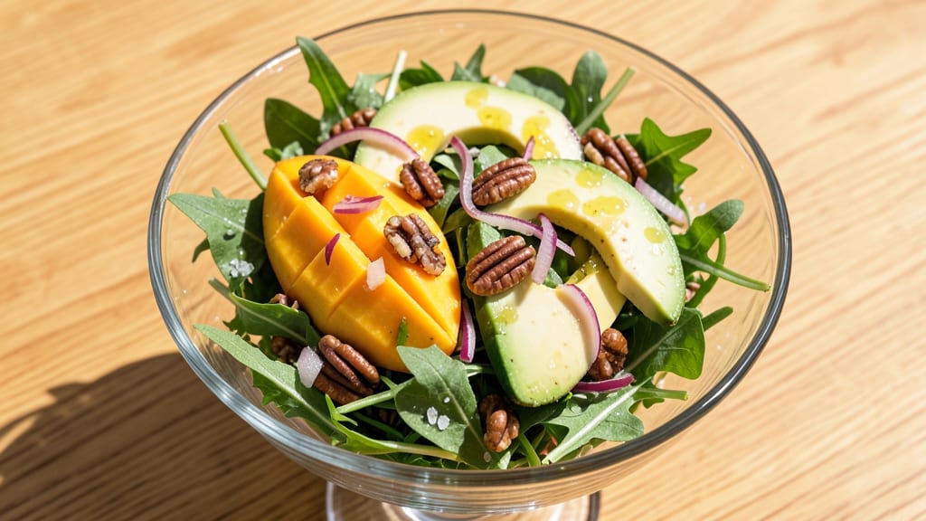 Arugula Mango Salad Recipe: Tropical Crunch Meets Citrus Zing