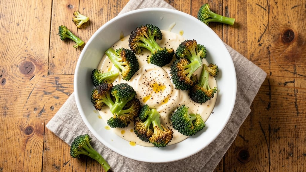 Broccoli Madness Salad Recipe: Crispy Roasted Broccoli Over Creamy Ranch Bliss