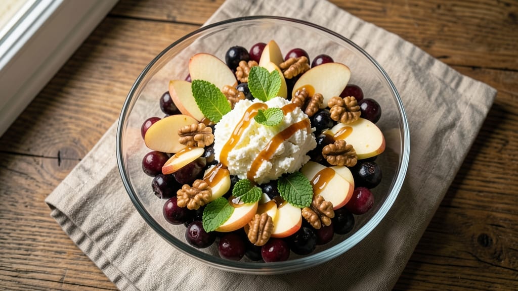 Brandyberry Salad Recipe: Boozy Fruit Medley With Creamy Tang