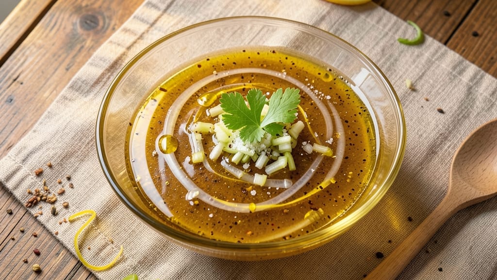 Café Rio Vinaigrette Salad Dressing Recipe: Celery Crown Crunch Over Zesty Lime-Citrus Tang