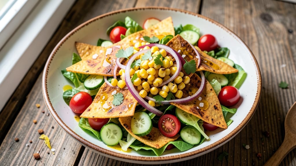 Best Mexican Salad Recipe Ever: Crunchy Tortilla Strips and Zesty Lime Vinaigrette