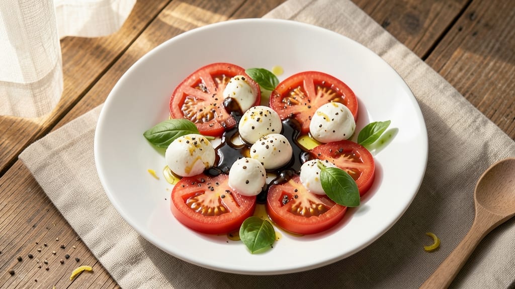 BJ's Caprese Salad Recipe: Fresh Mozzarella, Heirloom Tomatoes, and Basil Bliss