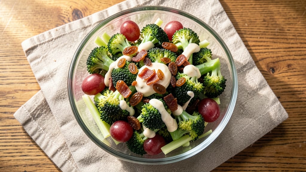 Babs Broccoli Salad Recipe: Sweet and Salty Crowd-Pleaser