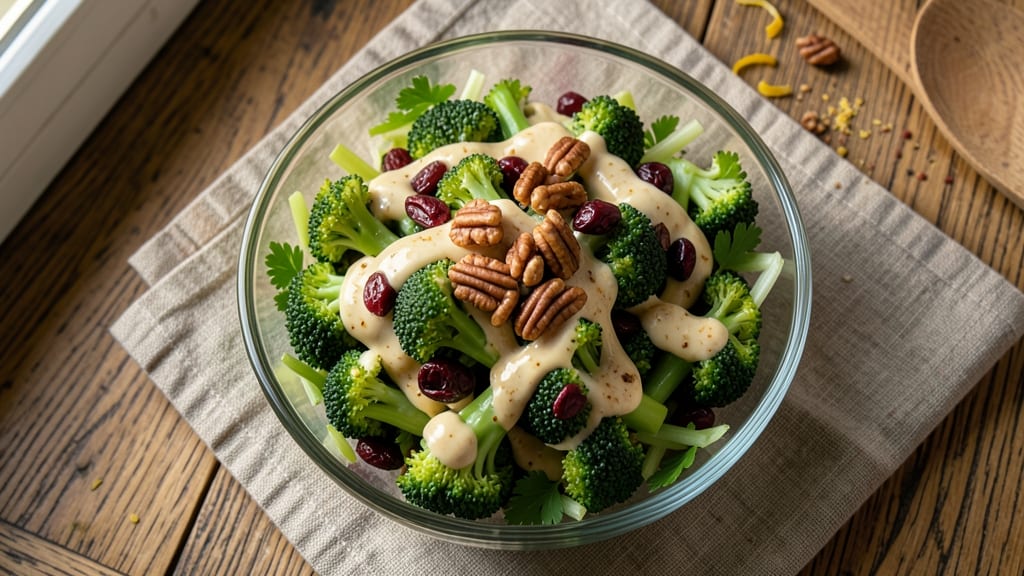 Broccoli Salad Recipe with Cranberries and Pecans: Sweet-Tart Crunch That Elevates Any Meal