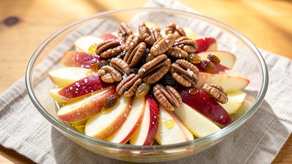 Apple Salad With Pecans And Raisins Recipe: Sweet-Tart Crunch for Holiday Tables