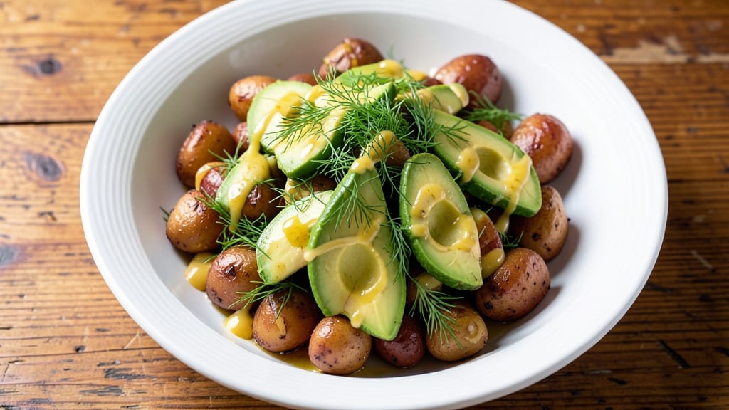 Avocado Potato Salad Recipe: Creamy Avocado Twist on Classic Crunch