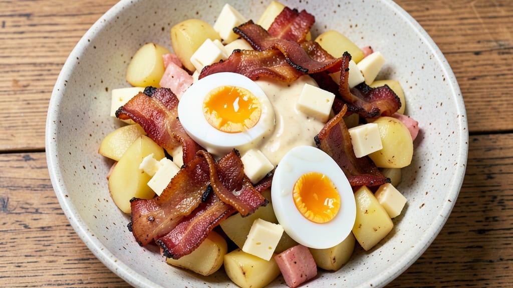 Bacon Cheese Potato Salad Recipe: Smoky Crunch Meets Creamy Comfort
